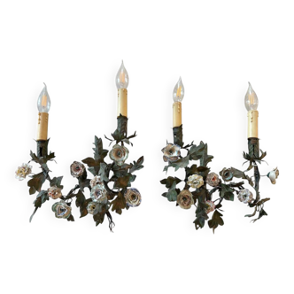 Pair of French wall sconces from the 19th century.