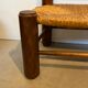 Turned wood bench