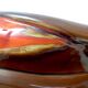 Handmade Orange and Brown Glazed Vallauris Ceramic Vase, France
