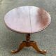 Large oval coffee table in solid wood 133x93cm