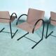 Set of four postmodern Metaform 'Cirkel' dining chairs.