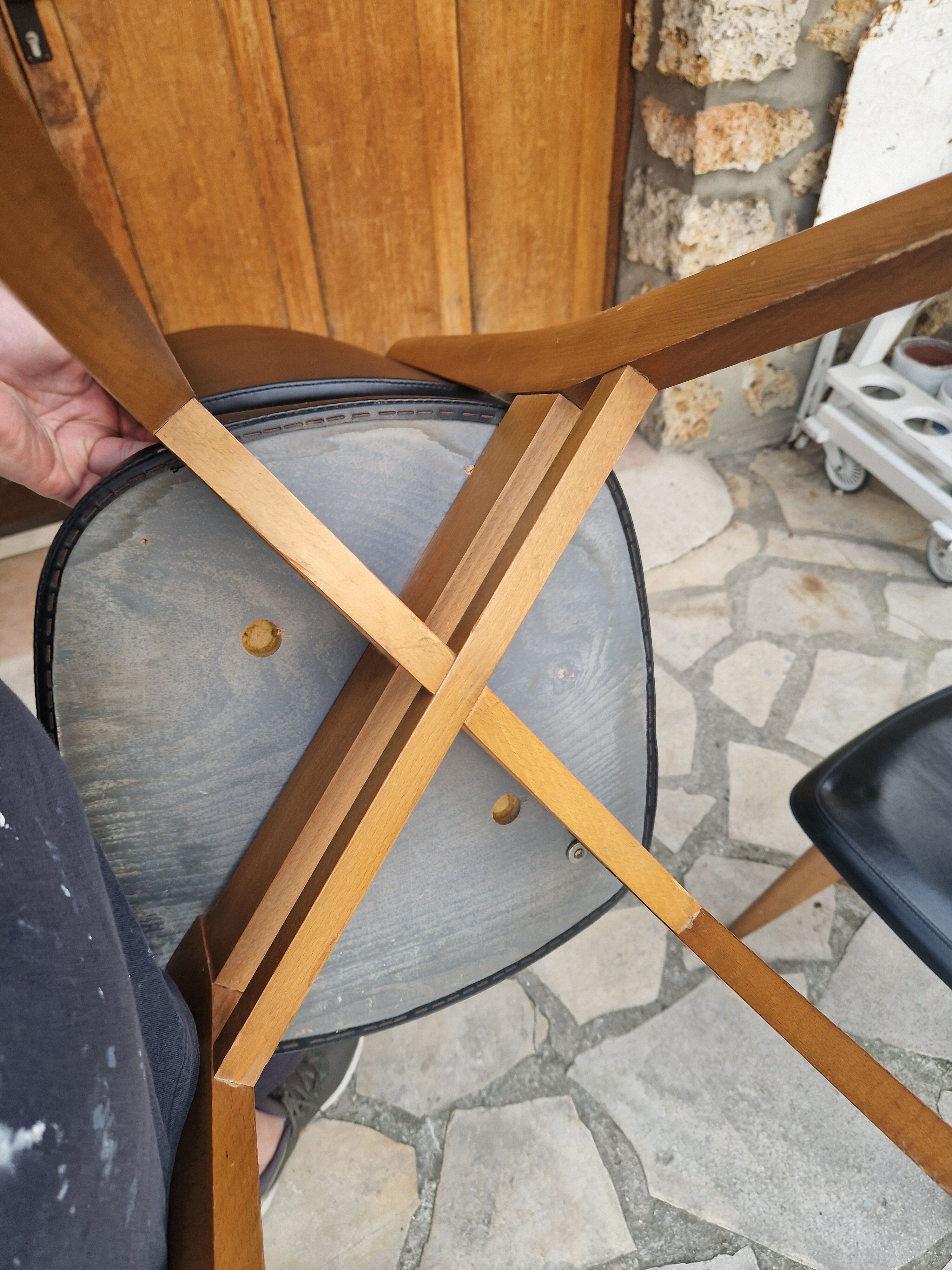 Paire de chaises scandinaves