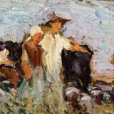 Workshop background, Henry Sené (1889-1961)