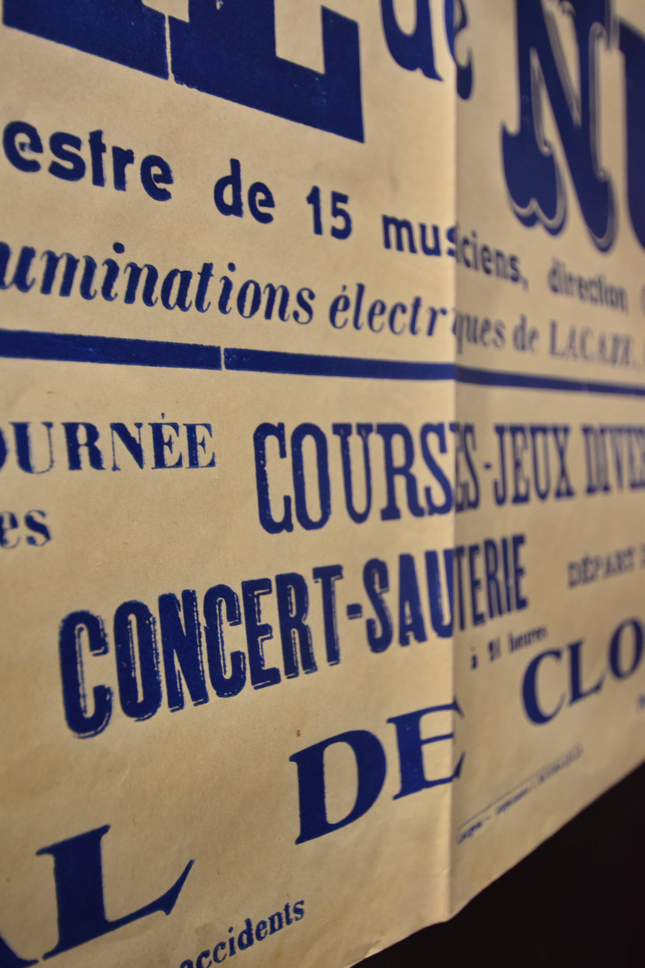 Poster "Feasts of Quasimodo" - Saint-Pardon - 1936