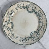 Set of 9 Terre de Fer flat plates - Sarreguemines U&C Mozart