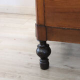 Antique Chest Of Drawers In Solid Walnut, Italy 19th Century