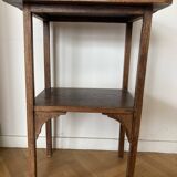 Side table harness console 30s vintage solid wood