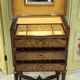 Commode travailleuse marquetée époque Napoléon III à abattant avec miroir