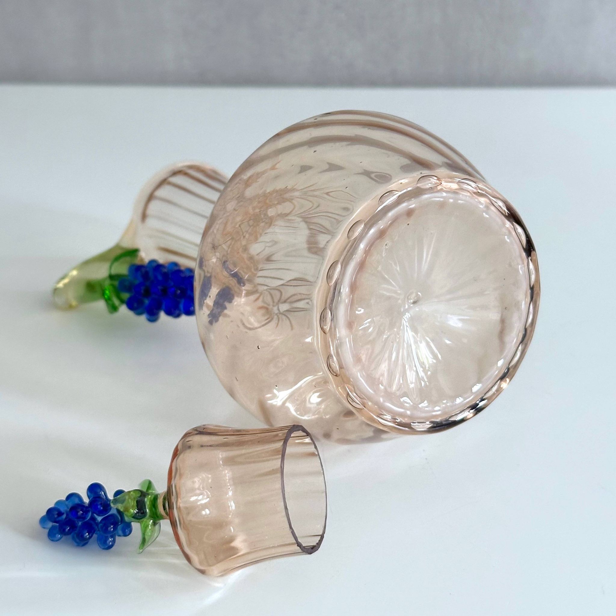 Art Deco Glass Set by Bimini – Designed by Fritz Lampl, 1920s