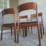 Danish dining chairs by Kai Kristiansen K.S.