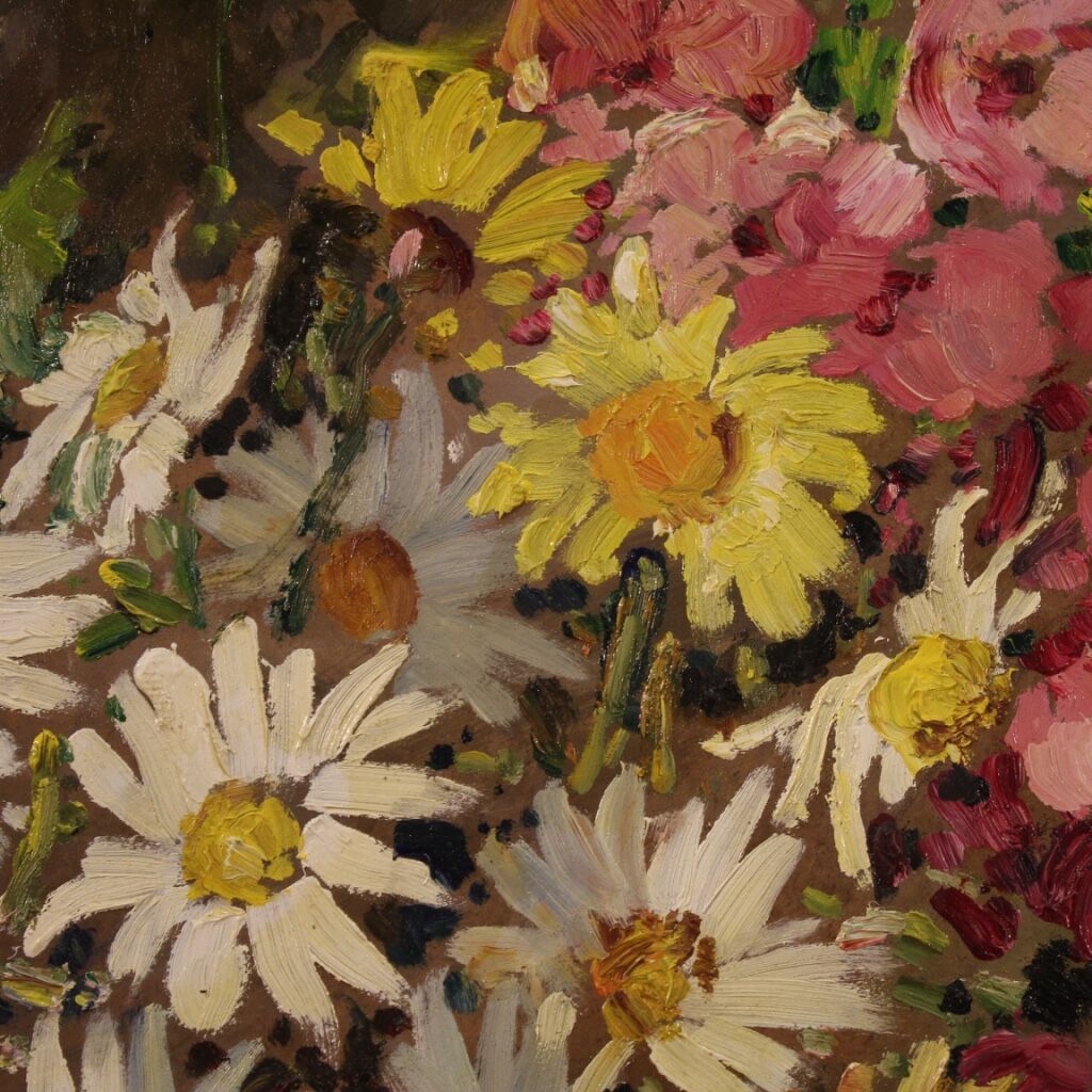 Signed still life from 20th century