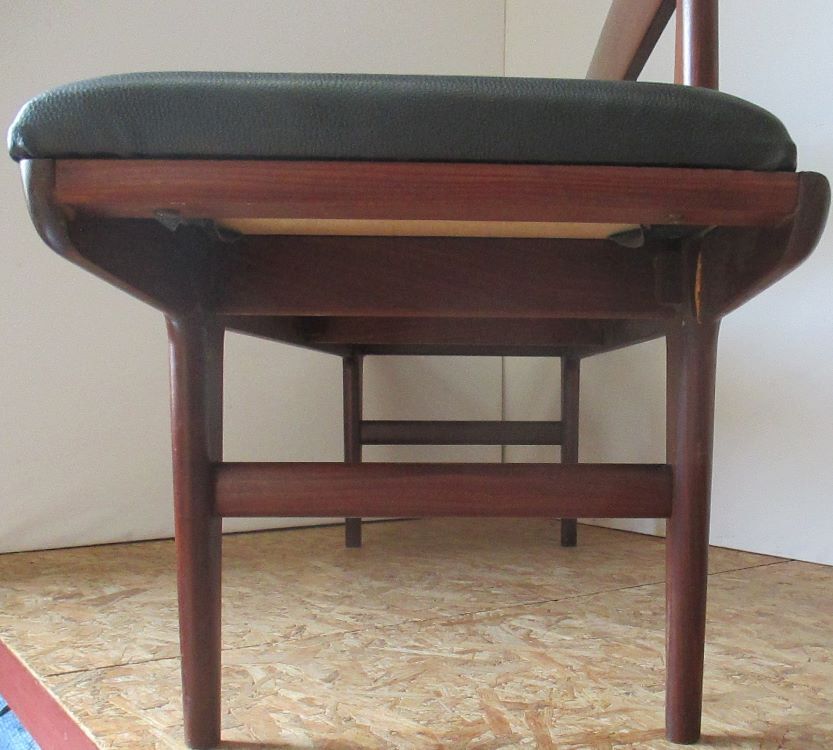 Scandinavian teak bench