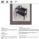 Hagenauer Jirasek unique side table, book shelf, Vienna, 1940s
