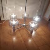 Pendant lamp, the vintage ustre 70's delmas