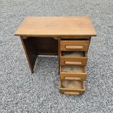 Oak children's desk with drawers