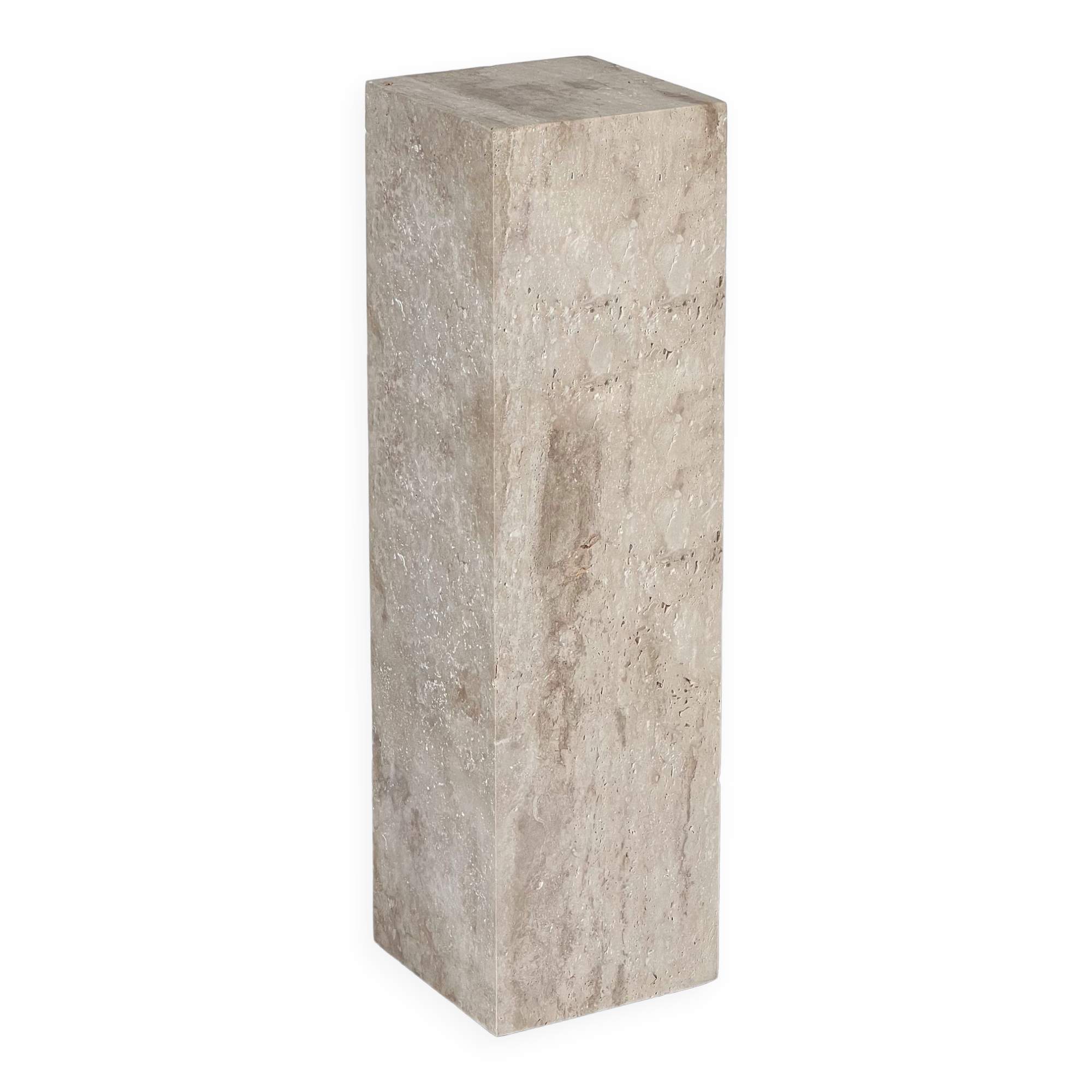 Travertine stele