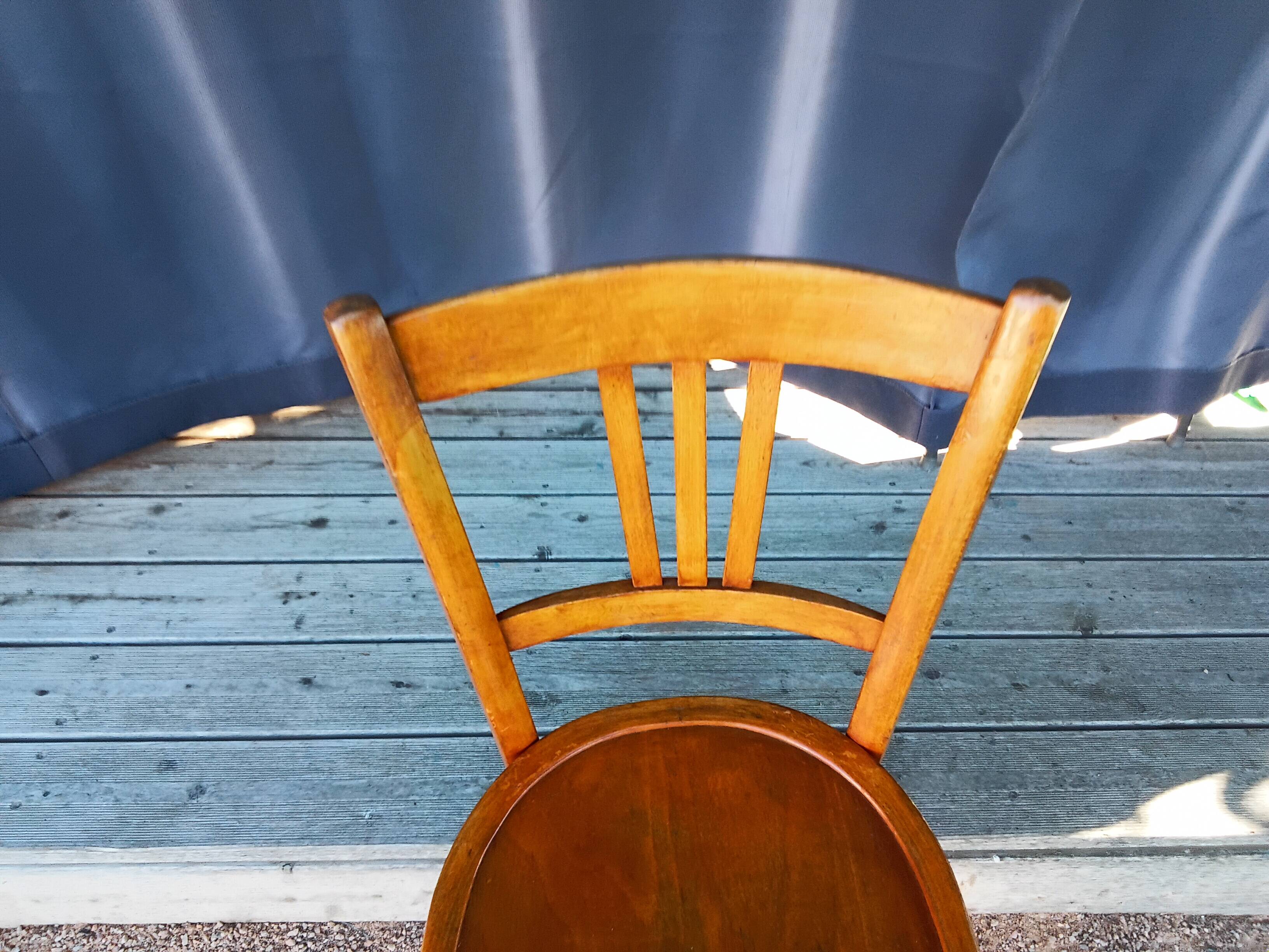 Duo of bistro chairs