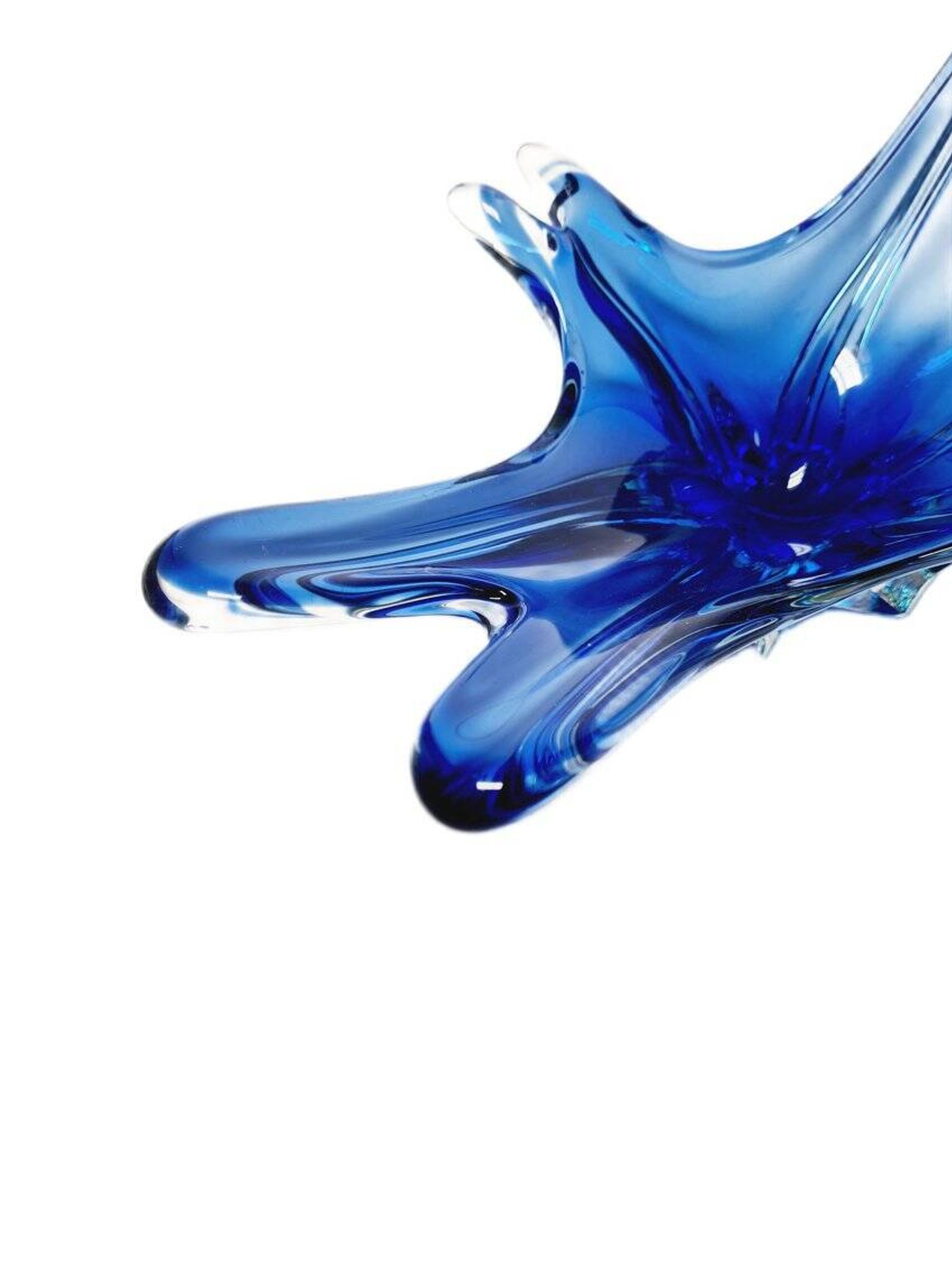 Postmodern Murano glass fruit bowl, Italy, 1950s