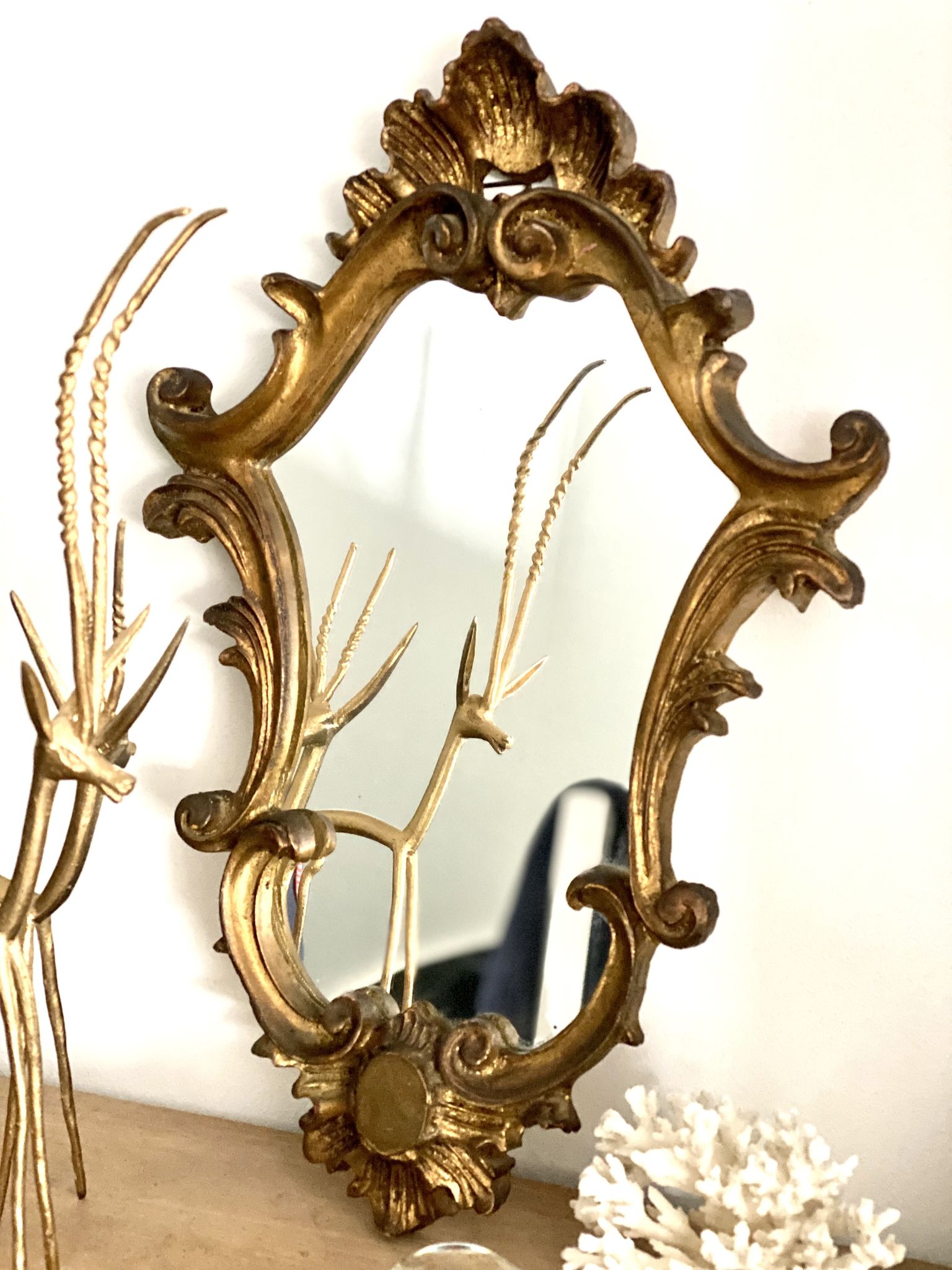 Golden mirror