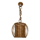 Bamboo rattan suspension from the 1960s.