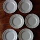6 flat plates Digoin Sarreguemines ivory model (ø 24,5cm)
