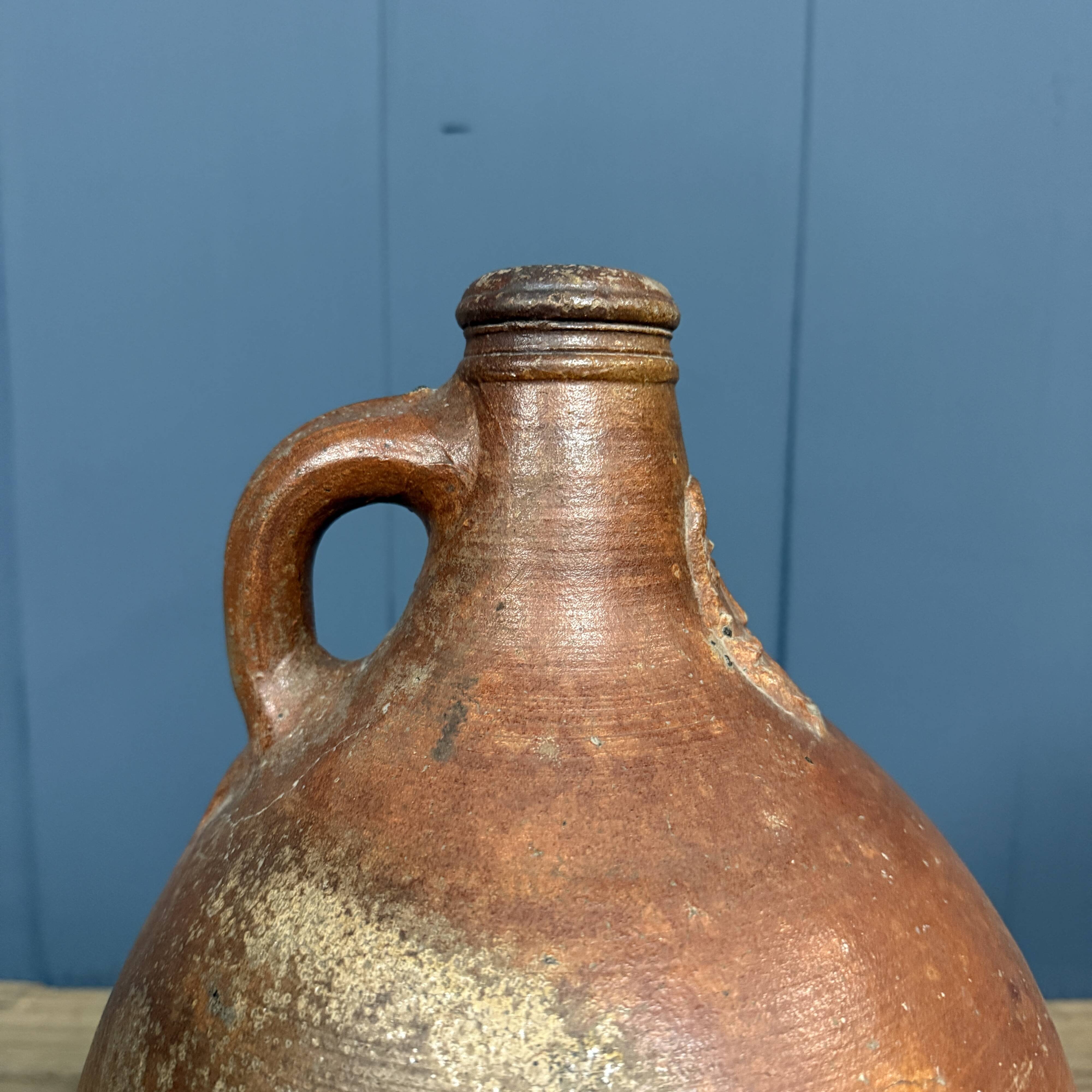 Large size earthenware beardman jug
