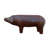 Cochon en cuir