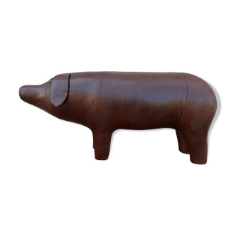 Cochon en cuir