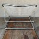 Old folding metal chrome back