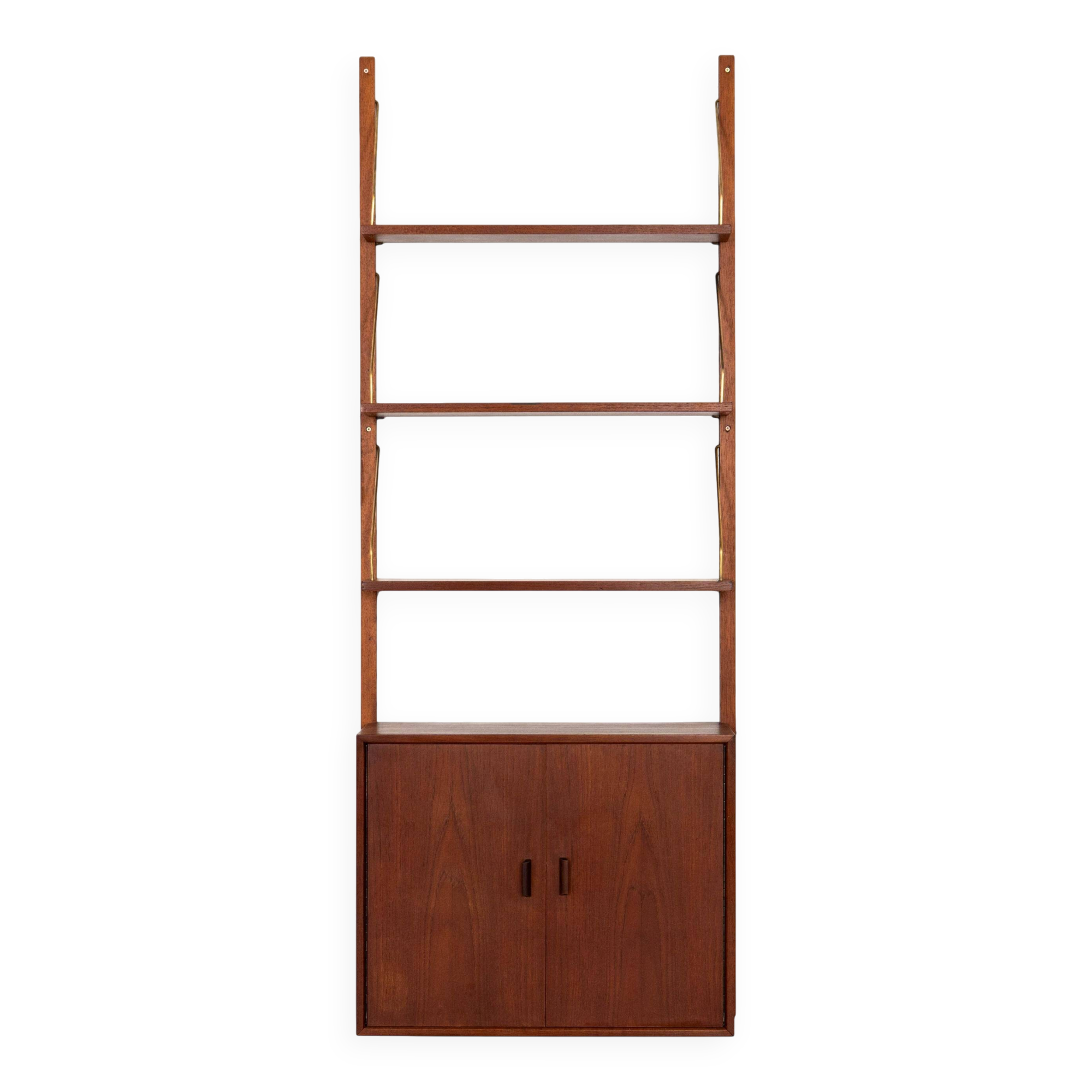 Teak modular shelving unit, Danish design, 1960s, made in Denmark