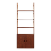 Teak modular shelving unit, Danish design, 1960s, made in Denmark