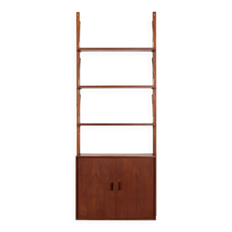 Teak modular shelving unit, Danish design, 1960s, made in Denmark