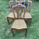 6 chaises cannées Louis Philippe