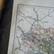 Map of Seine-et-Oise, France. Antique printed in 1889.