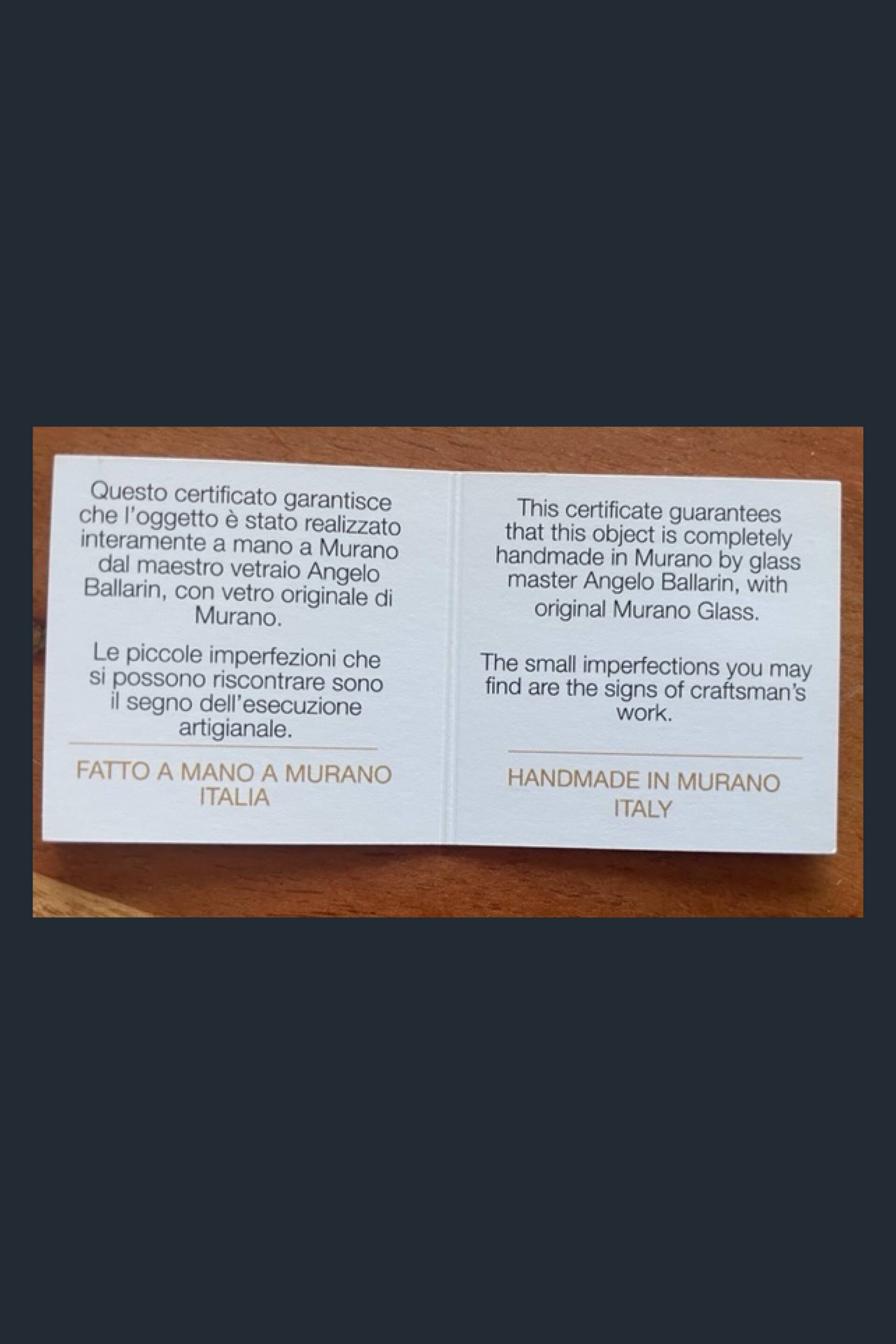 Murano Vase by Angelo Ballarin