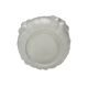 Vintage 1950s French Frosted Glass Decanter - Embossed Grapevine