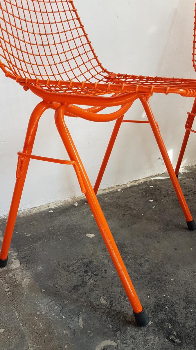 Chair steel by Henryk Sztaba for PSS Spolem 1970 s