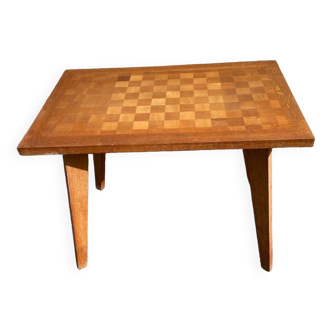 Oak coffee table from the 1950s