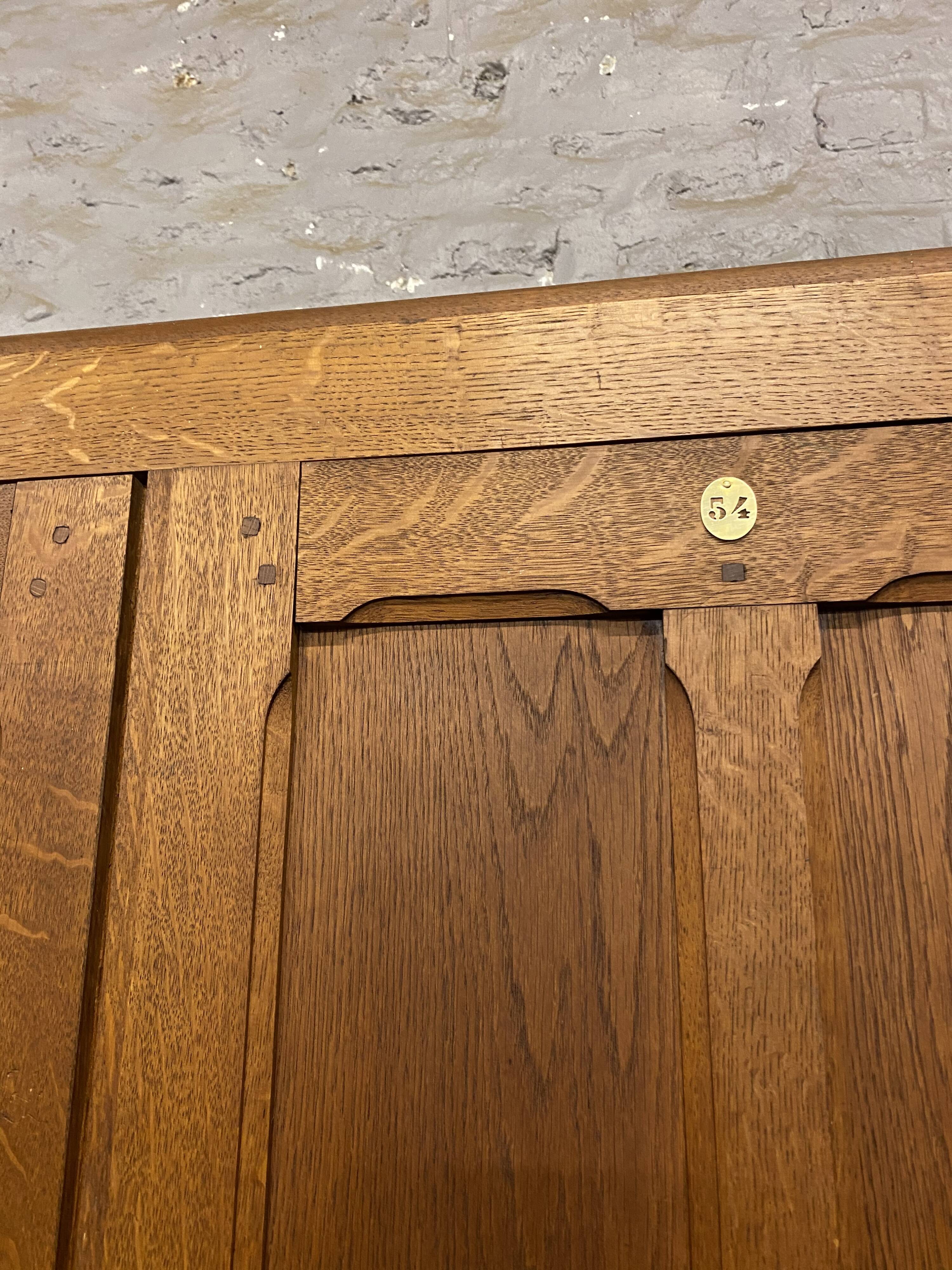 Parisian cabinet vintage solid oak
