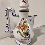 Earthenware coffee pot decor rouen