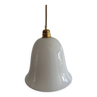 Suspension en opaline blanche