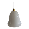 White opaline pendant light