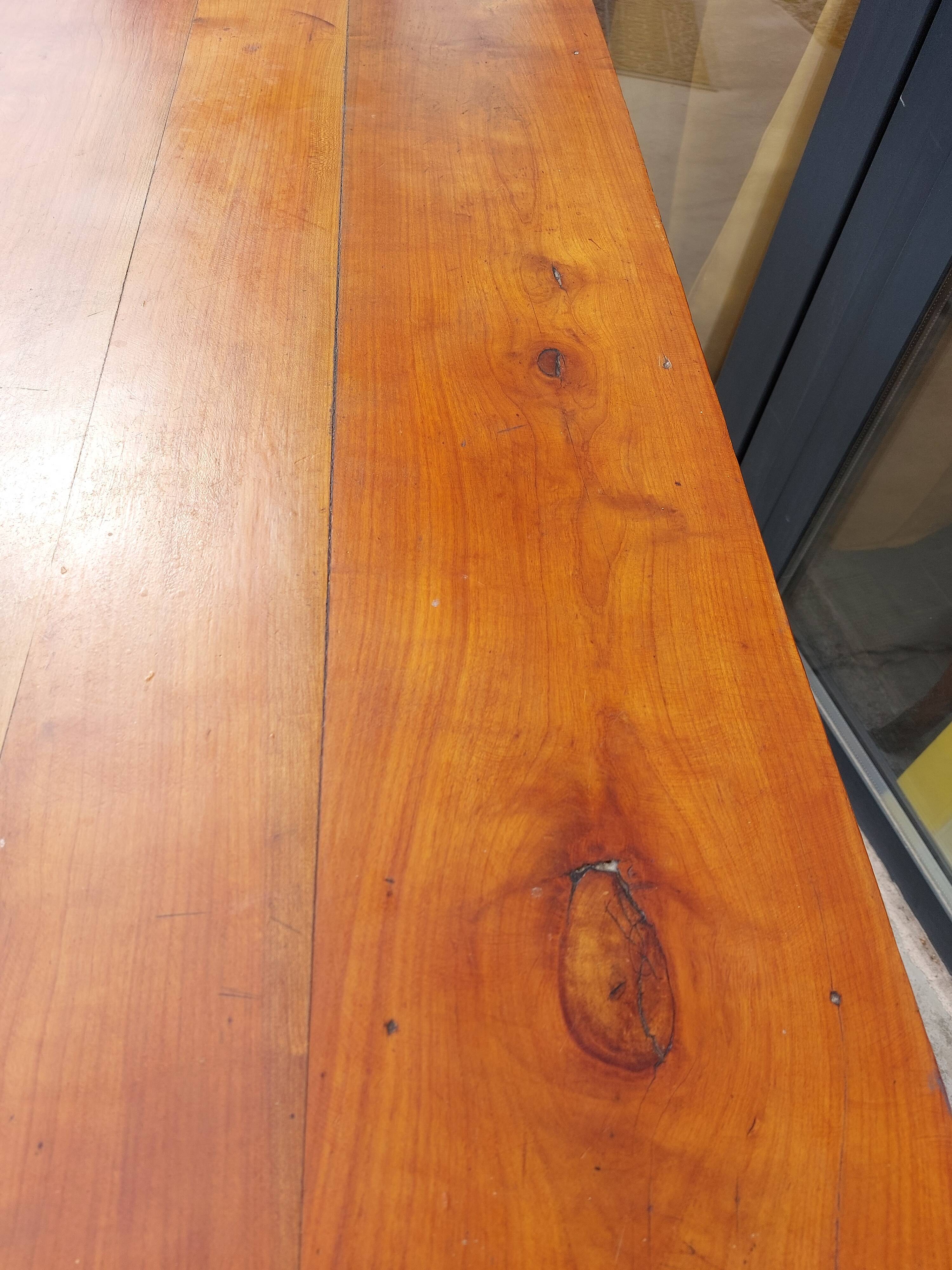 Cherry farm table 19th -1m50
