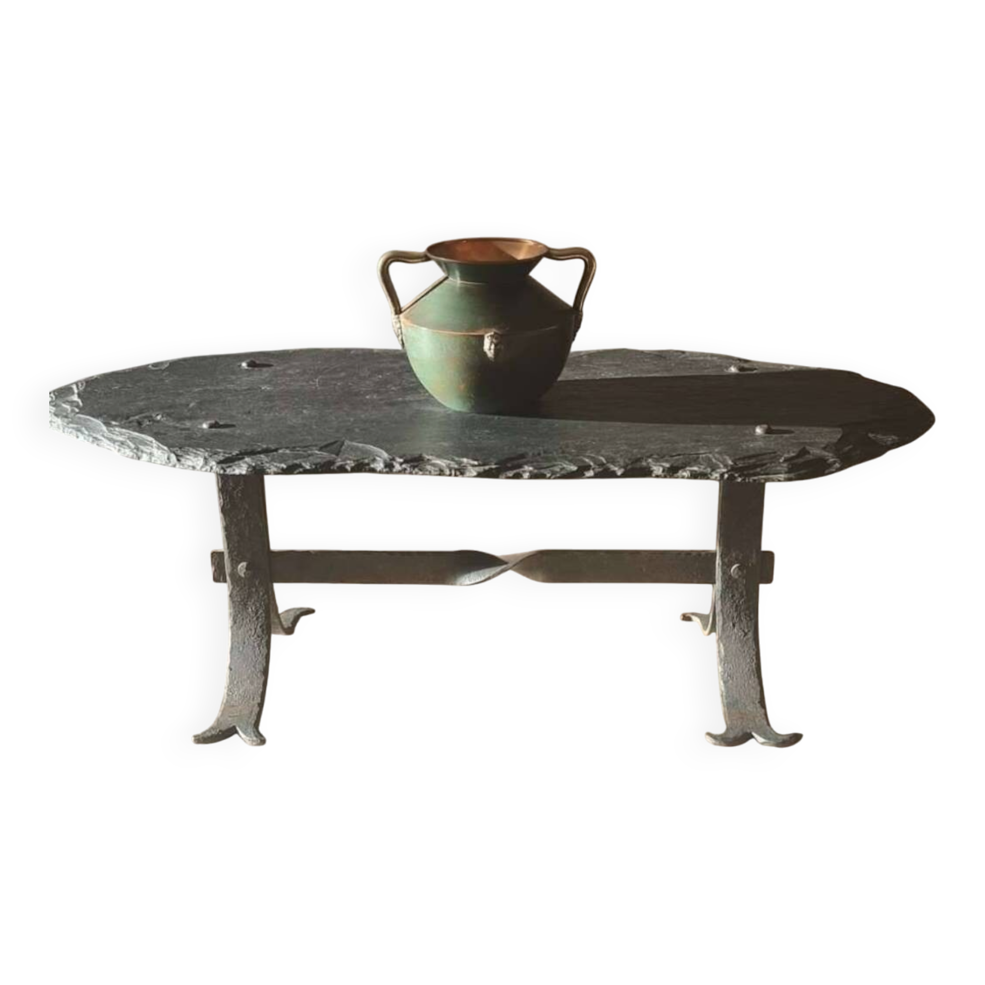 Stone coffee table, France, 1960s