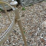 Old vintage rolling serving table