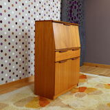 Secretary scandinavian vintage teak design 1960