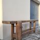 Carpenter's workbench in old solid oak - 2m50