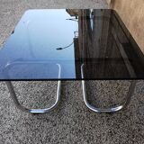 Vintage auxiliary coffee table 70s Bauhaus style