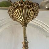 Bronze and polished glass suspension circa 1900