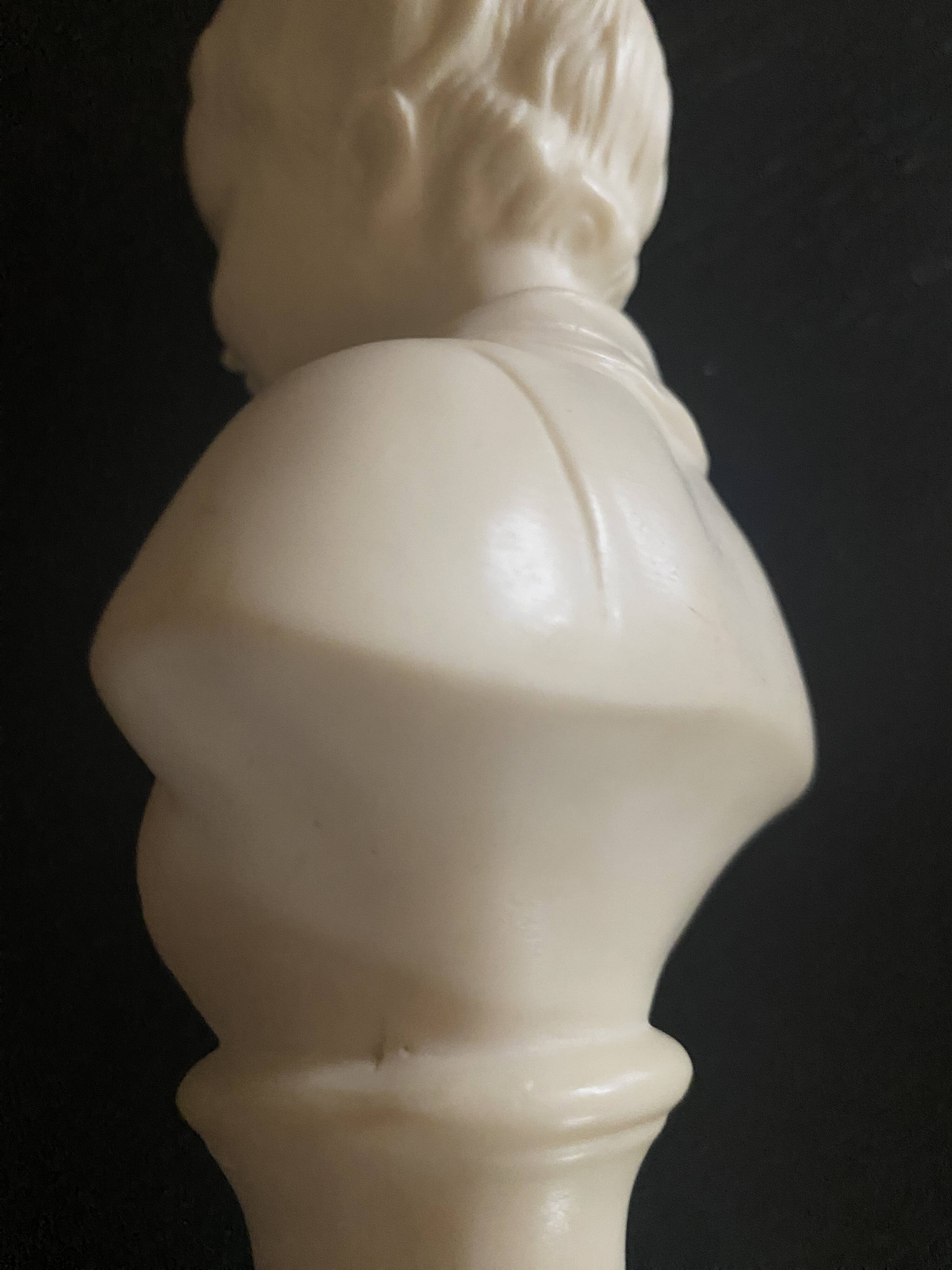 Stone and marble bust, 1950s